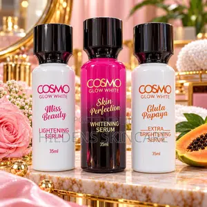 COSMO GLOW WHITE Serums – Miss Beauty, Skin Perfection & Gluta Papaya