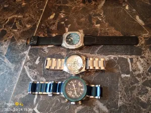 Lot of 3 Fashion / Replica Chronograph Watches (Needs Battery/Repair)