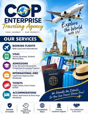 Cop Enterprise Travel Agency | Flights, Visas & Passports