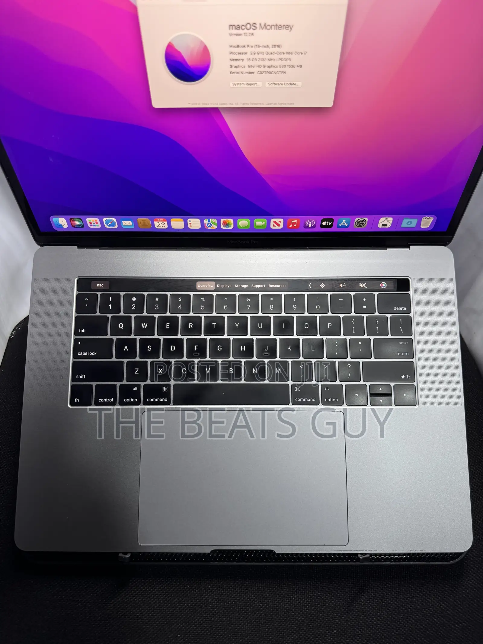 Laptop Apple MacBook Pro 2016 16GB Intel Core i7 SSD 1T