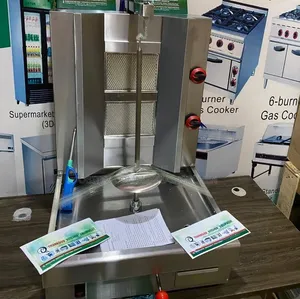 Industrial 2burners Foreign Gas Shawarmer Machine Available for Sale
