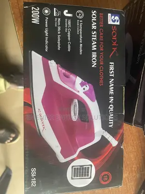 Solar Steam Iron for Inverter Gen and NEPA