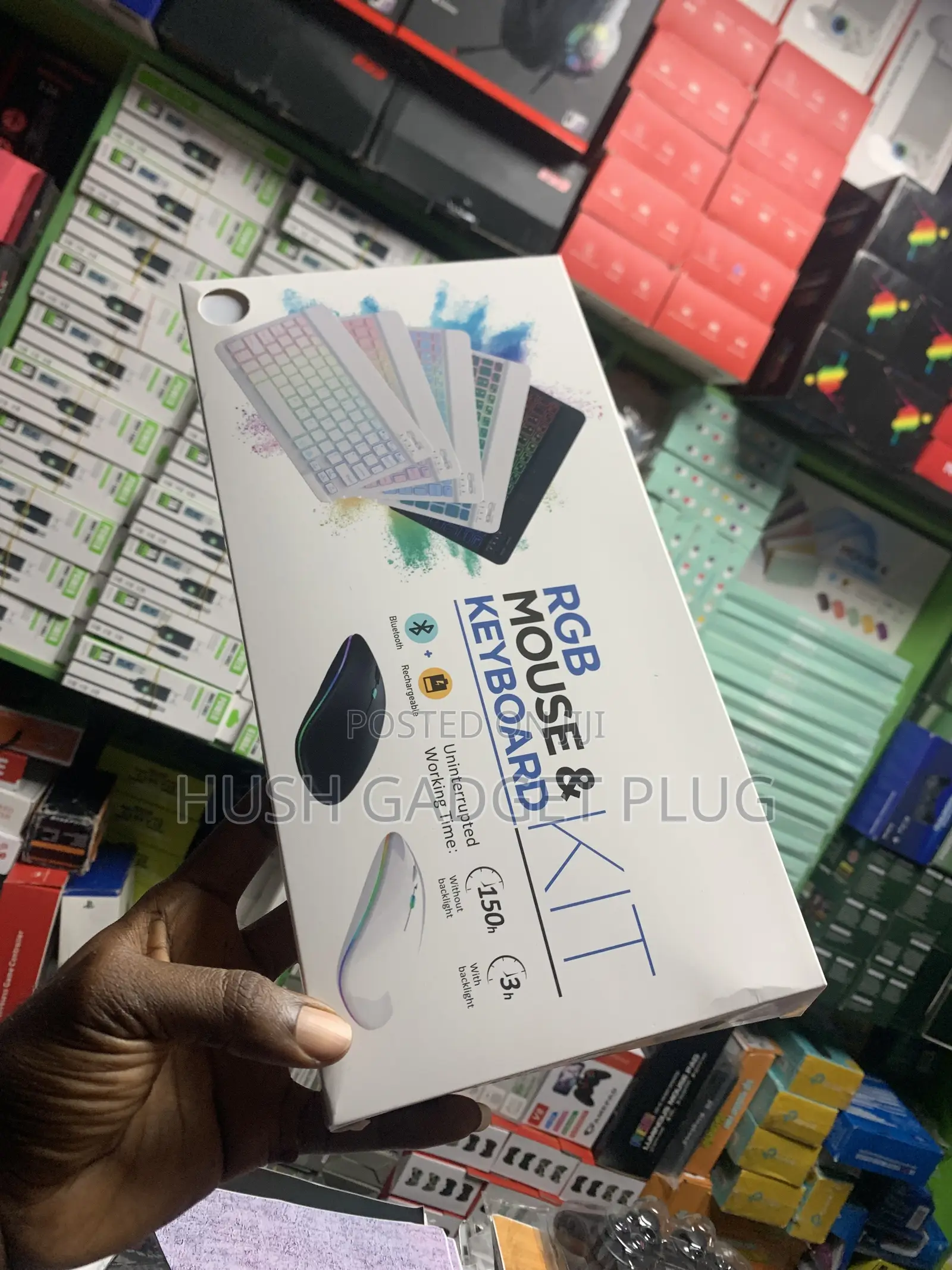 Wireless RGB Bluetooth Keyboard and Mouse Kit