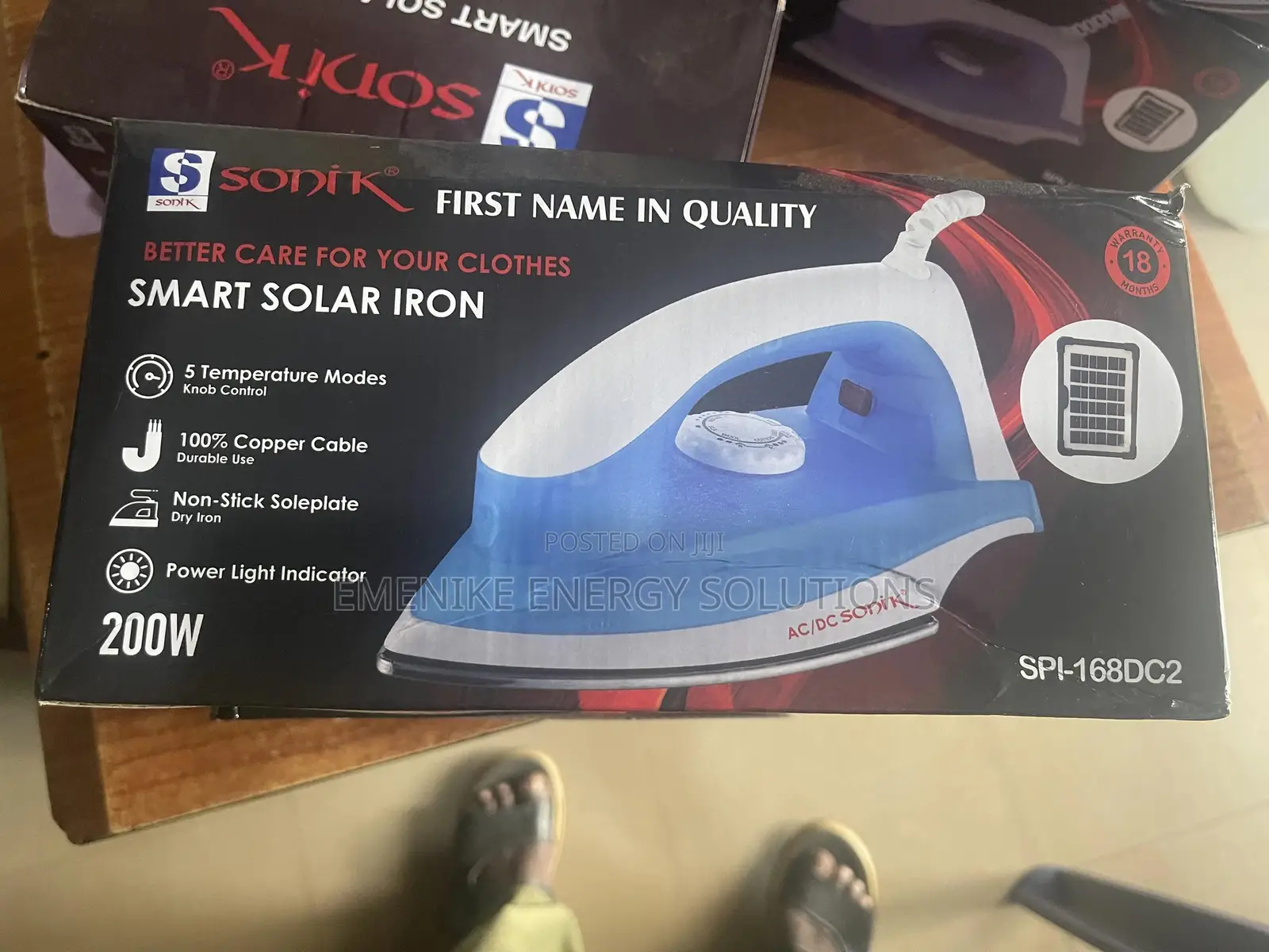 200W Sonik Pressing Iron for Inverter