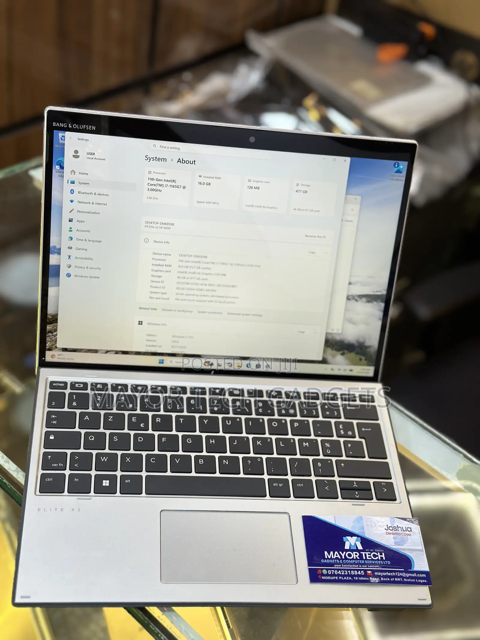 Laptop HP Elite X2 G8 16GB Intel Core i7 SSD 512GB