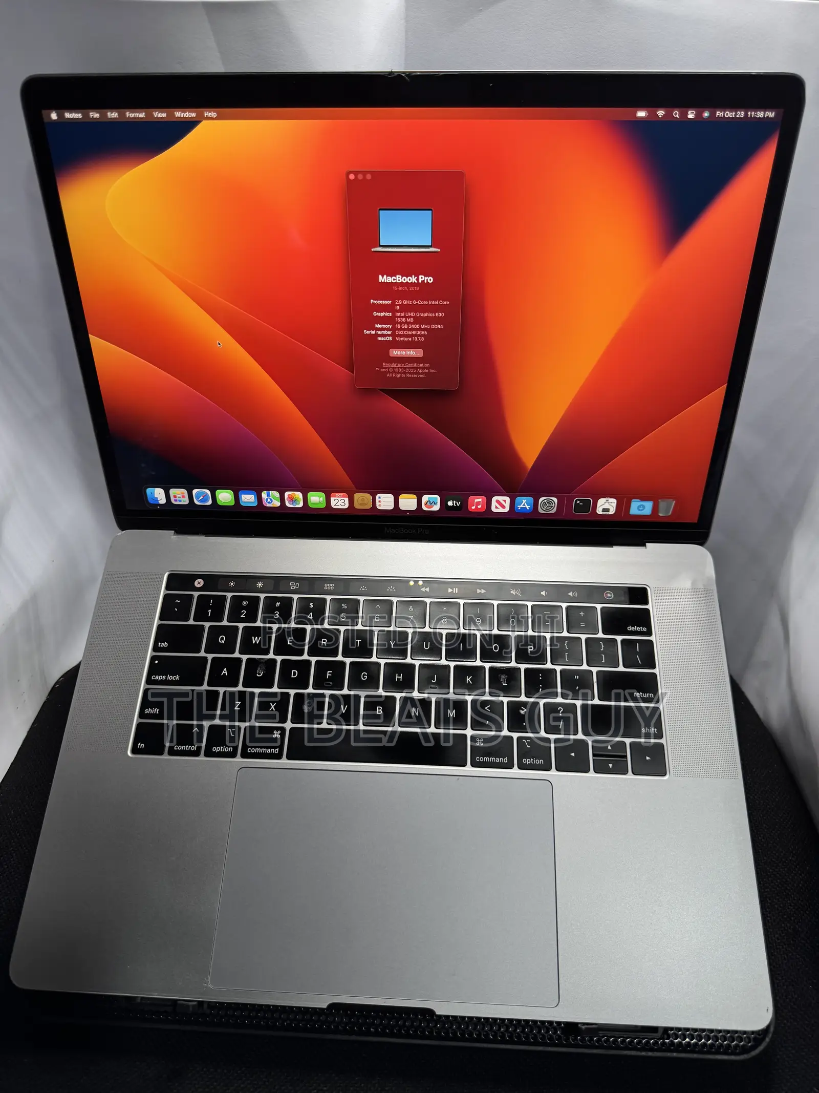 Laptop Apple MacBook Pro 2018 16GB Intel Core i7 SSD 1T