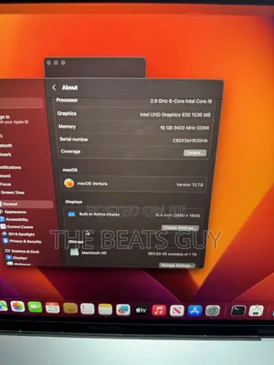 Laptop Apple MacBook Pro 2018 16GB Intel Core i7 SSD 1T