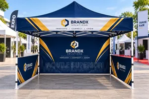 Branded 3x4m Event Gazebo Tent for Trade Fairs & Exhibitions