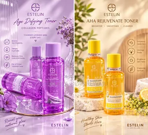 Original Estelin AHA Rejuvenate Toner & Age Defying Toner