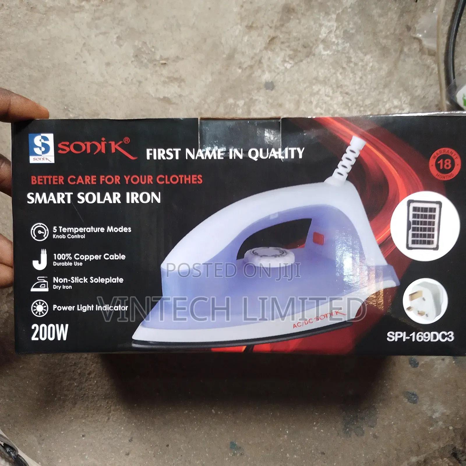 Solar Dry Iron