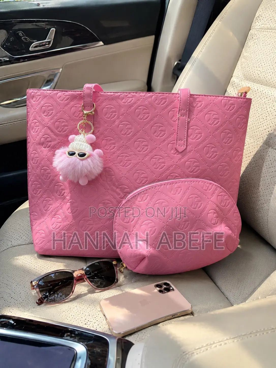 Pink Tote Bag