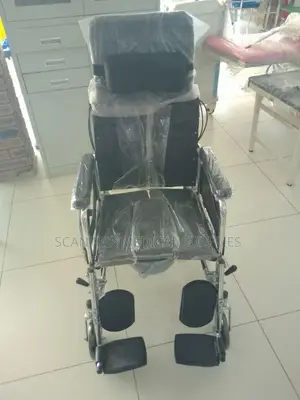 Supportive High Backrest Commode Chair for Hospitals