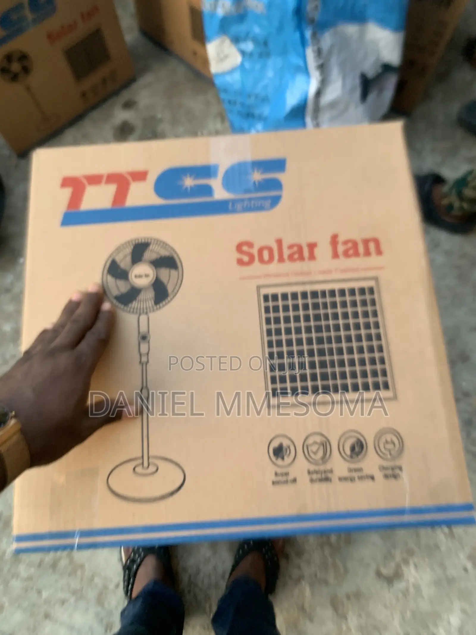 Solar Rechargeable Fan
