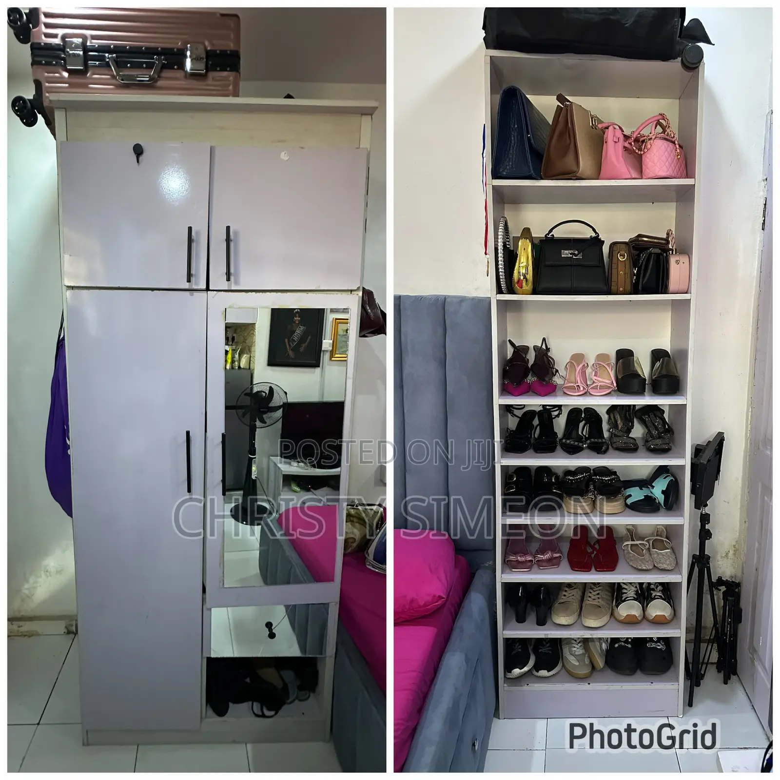Wardrobe and Shoe Rack
