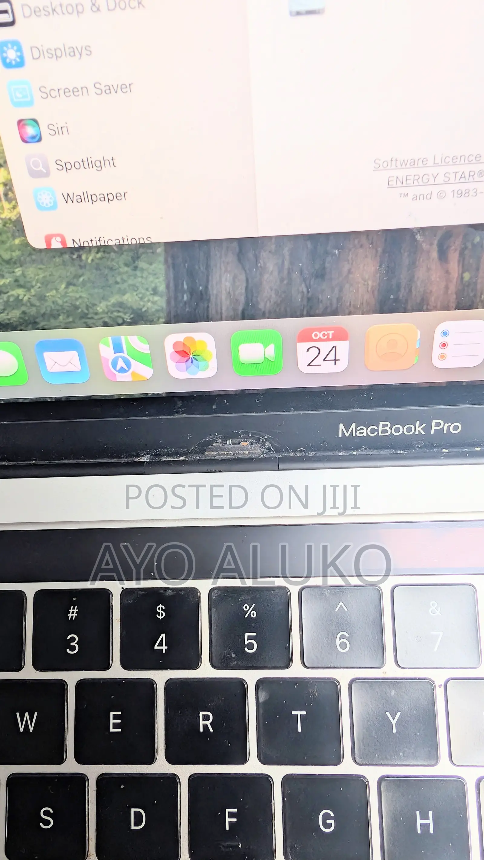 Laptop Apple MacBook 2018 16GB Intel Core Ultra 7 SSD 500GB