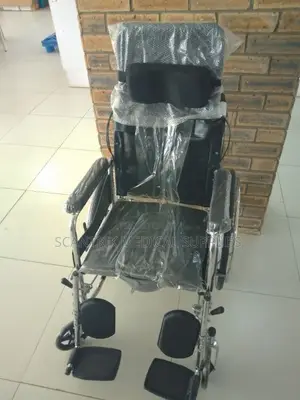High Backrest Commode Wheelchair for Rehabilitation