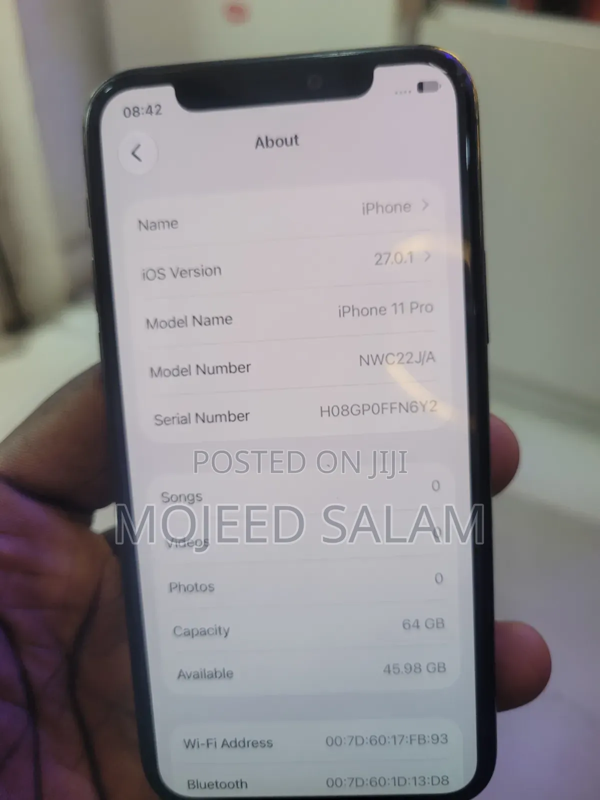 Apple iPhone 11 Pro 64 GB Black