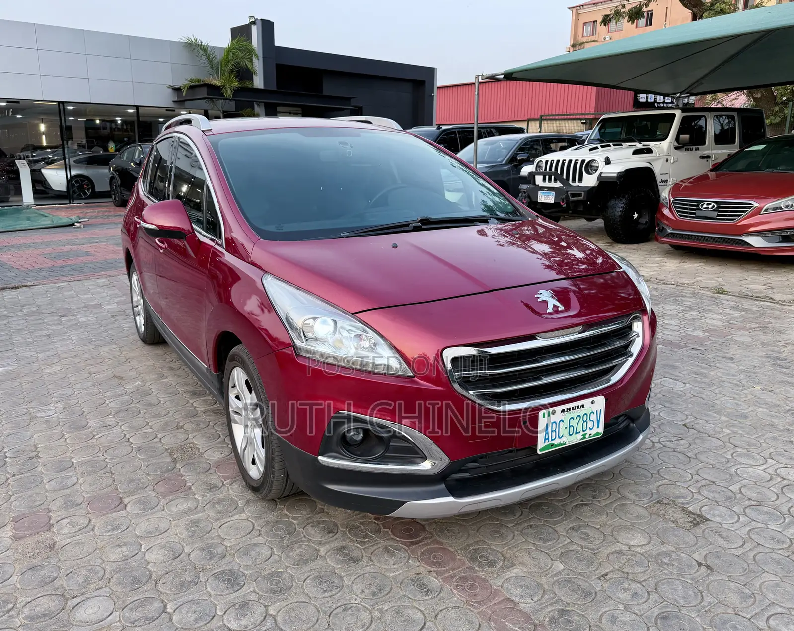 Peugeot 3008 2015 Red