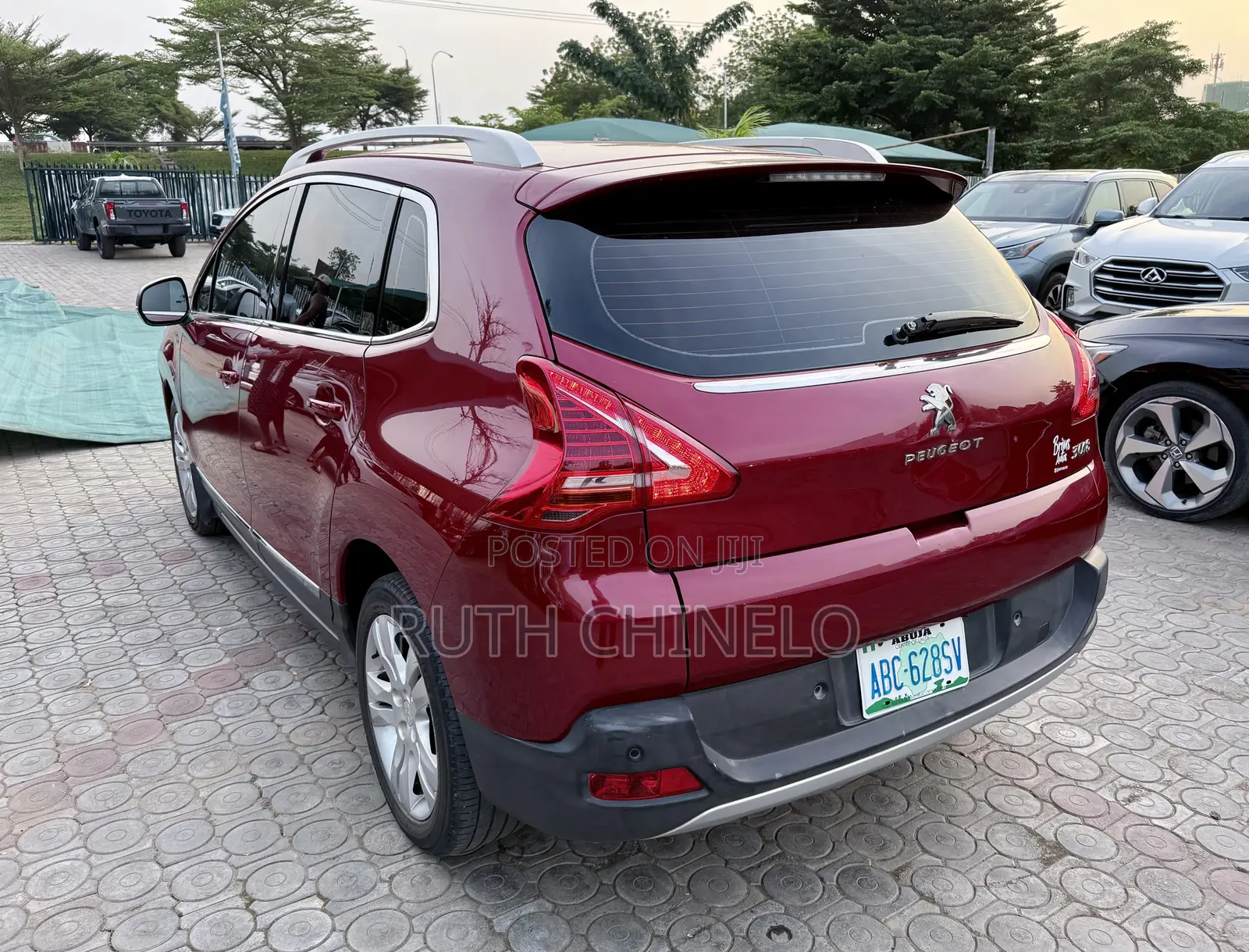 Peugeot 3008 2015 Red