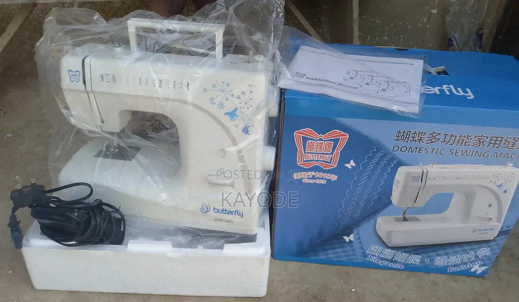 Brand New Butterfly Electric Sewing Machine"