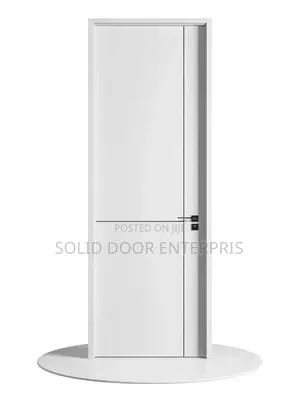 A High Quality Perfect White HDF Door With Frame
