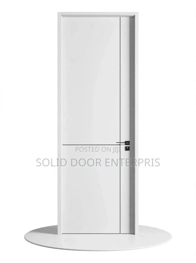A High Quality Perfect White HDF Door With Frame
