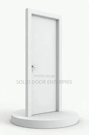 A High Quality Perfect White HDF Door With Frame