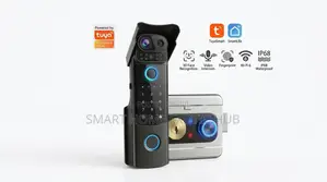 Tuya WiFi Waterproof 3D Face Door Lock With Double Fingerprint