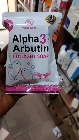 Vent White Alpha Arbutin Collagen Soap