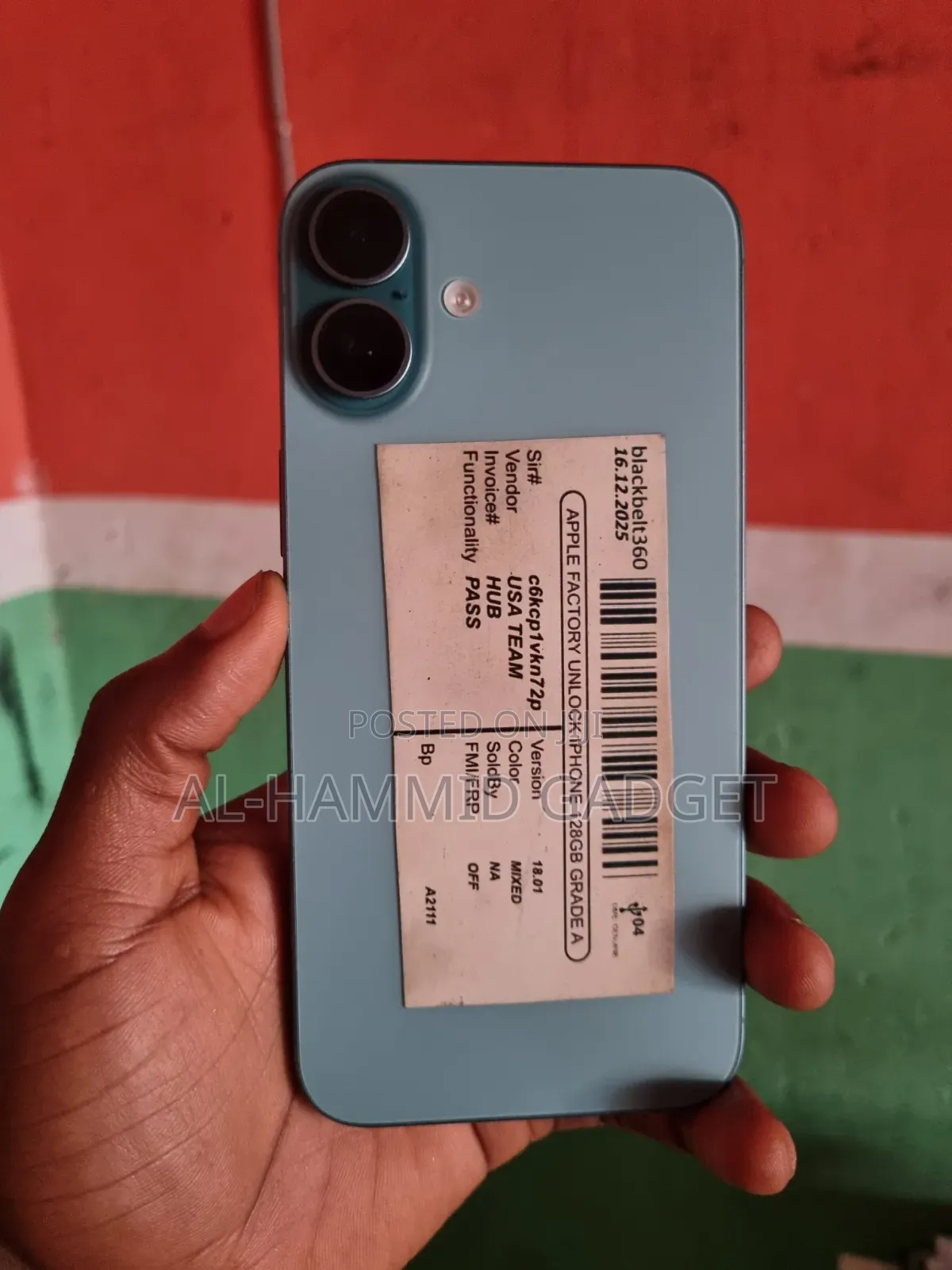 Apple iPhone 16 Plus 128 GB Blue