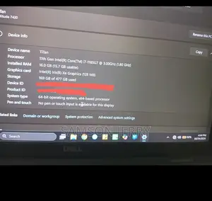 Laptop Dell Latitude 7420 16GB Intel Core i7 SSD 500GB