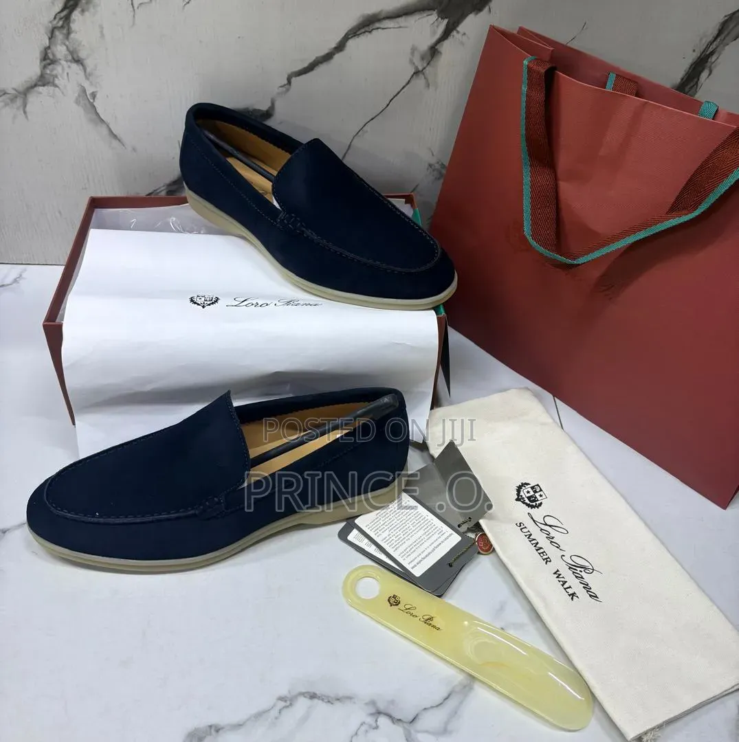 Loro Piana Suede Loafers