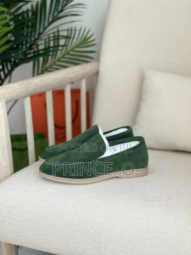Four Luxury Colors Loro Piana Suede Loafers