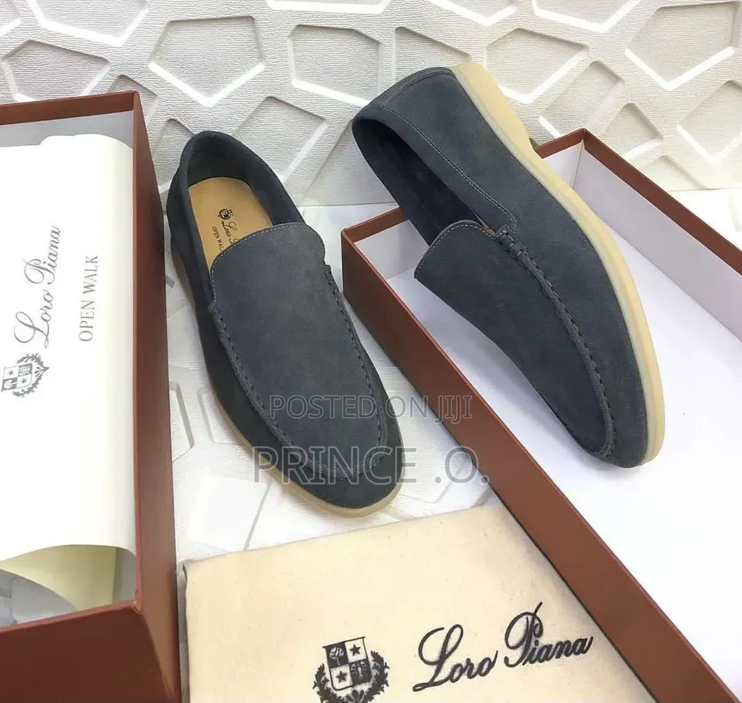 Four Luxury Colors Loro Piana Suede Loafers