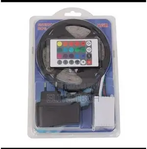 Multicolor RGB LED Strip Light Set (Complete Kit + Power Adapter)