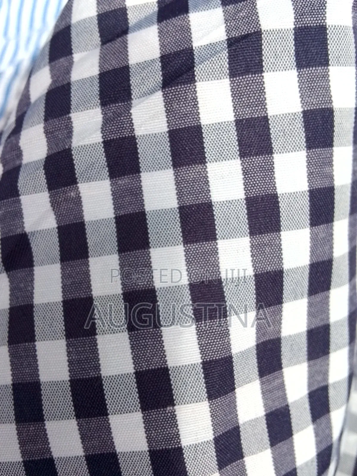 Bold Check Shirt Materials