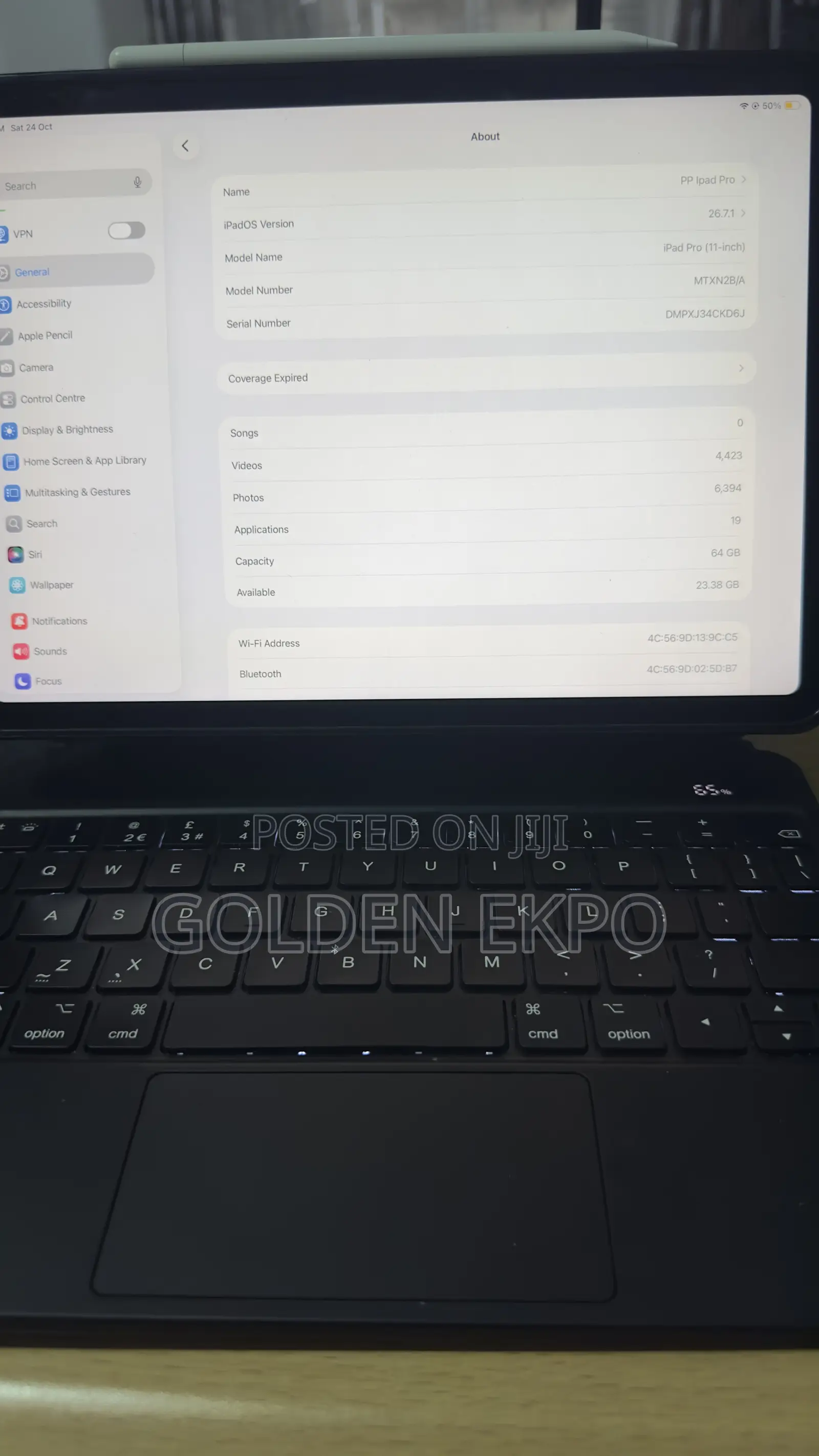 Apple iPad Pro 11 (2020) 64 GB Gray