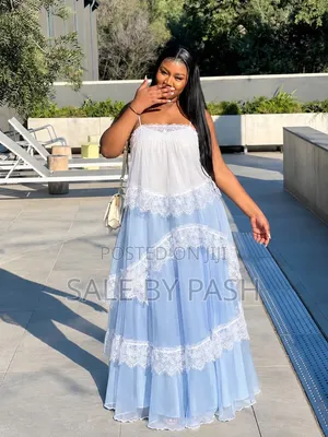 Maxi Caribbean Lace Dress