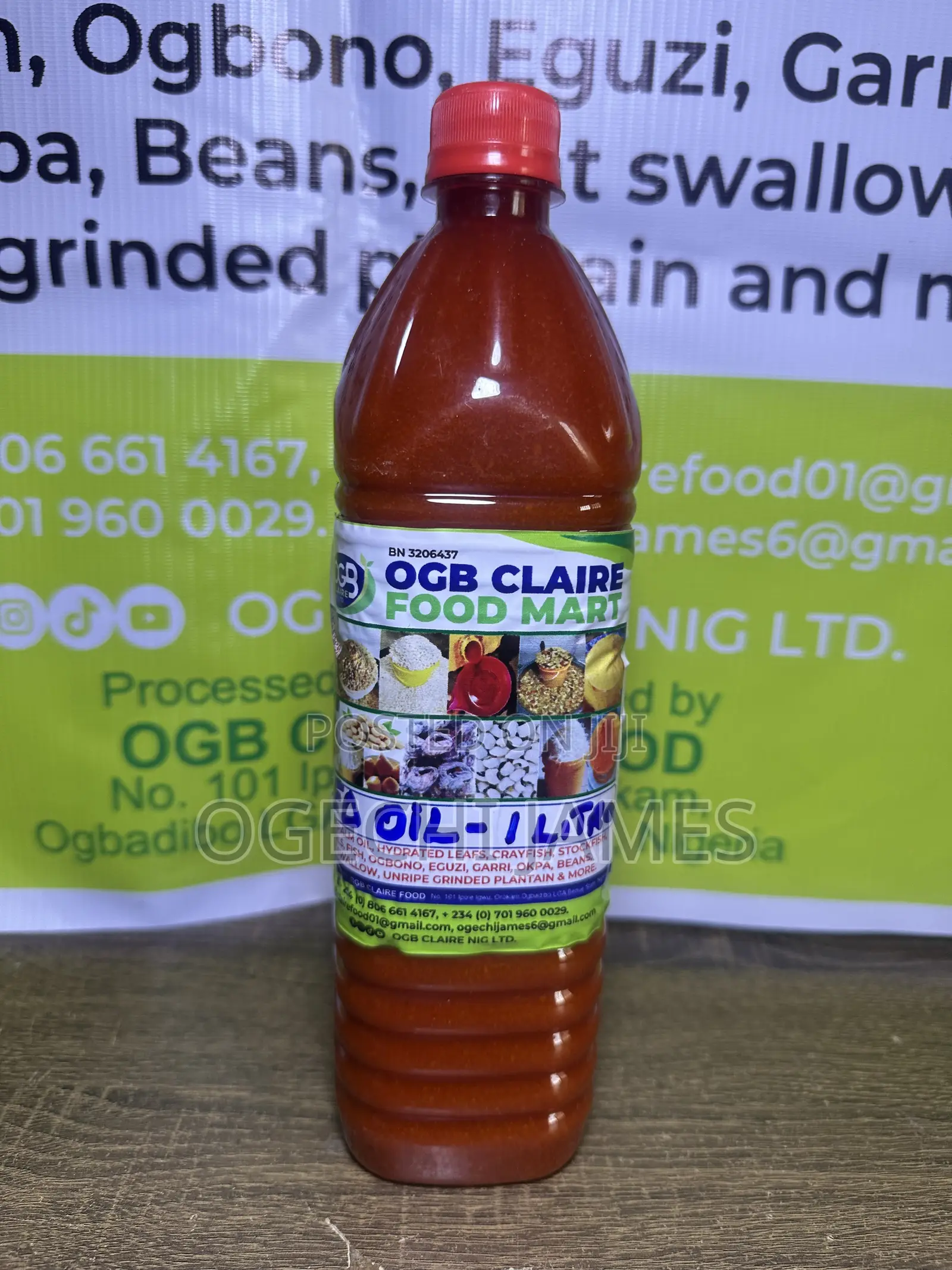 1 Litre, Native Red Oil
