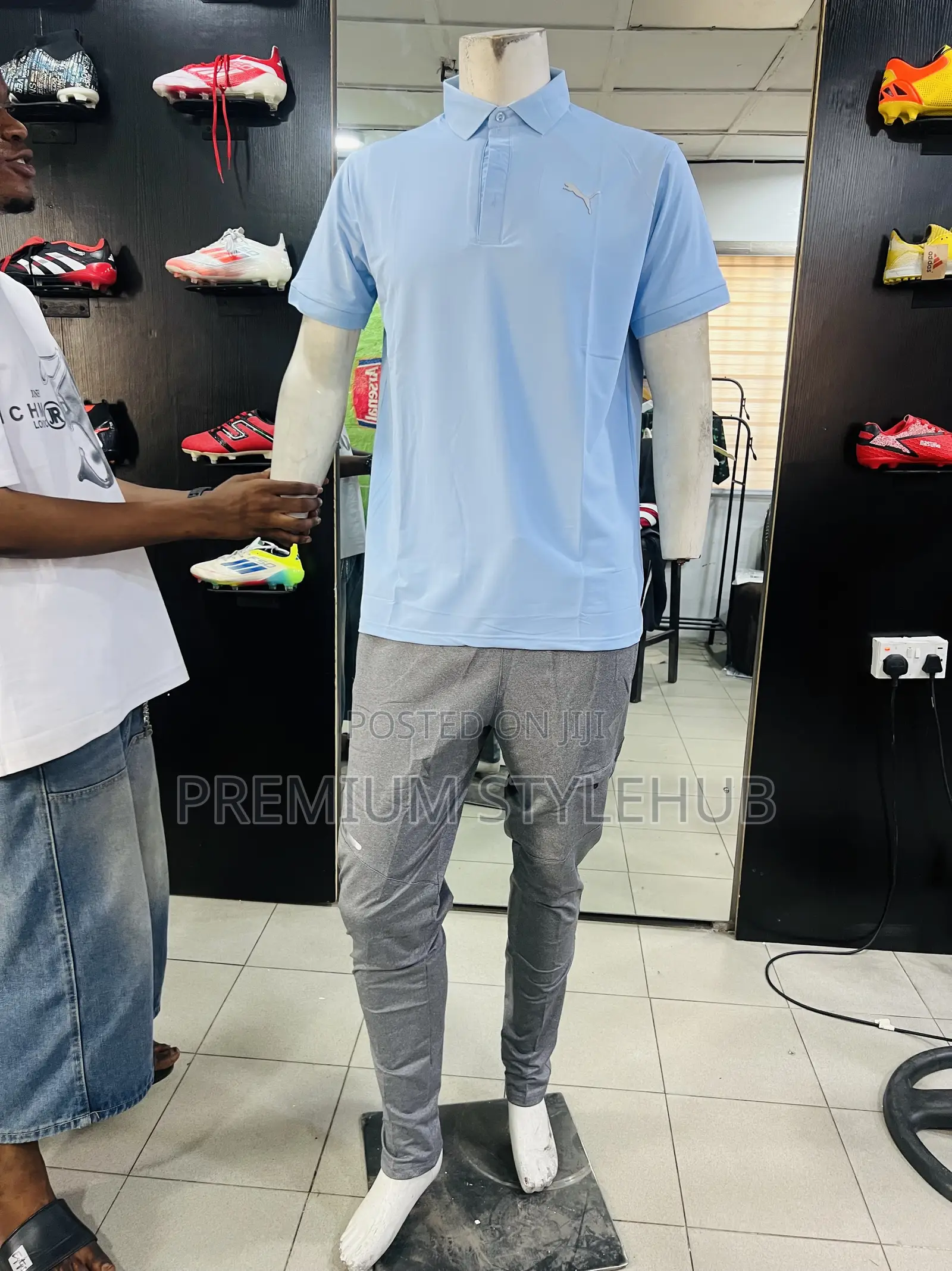 Blue Puma Gym Top & Joggers