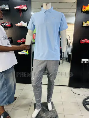 Blue Puma Gym Top & Joggers