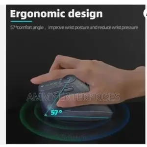 Jomaa Wireless Vertical Ergonomic Mouse – Rechargeable, Silent Click,