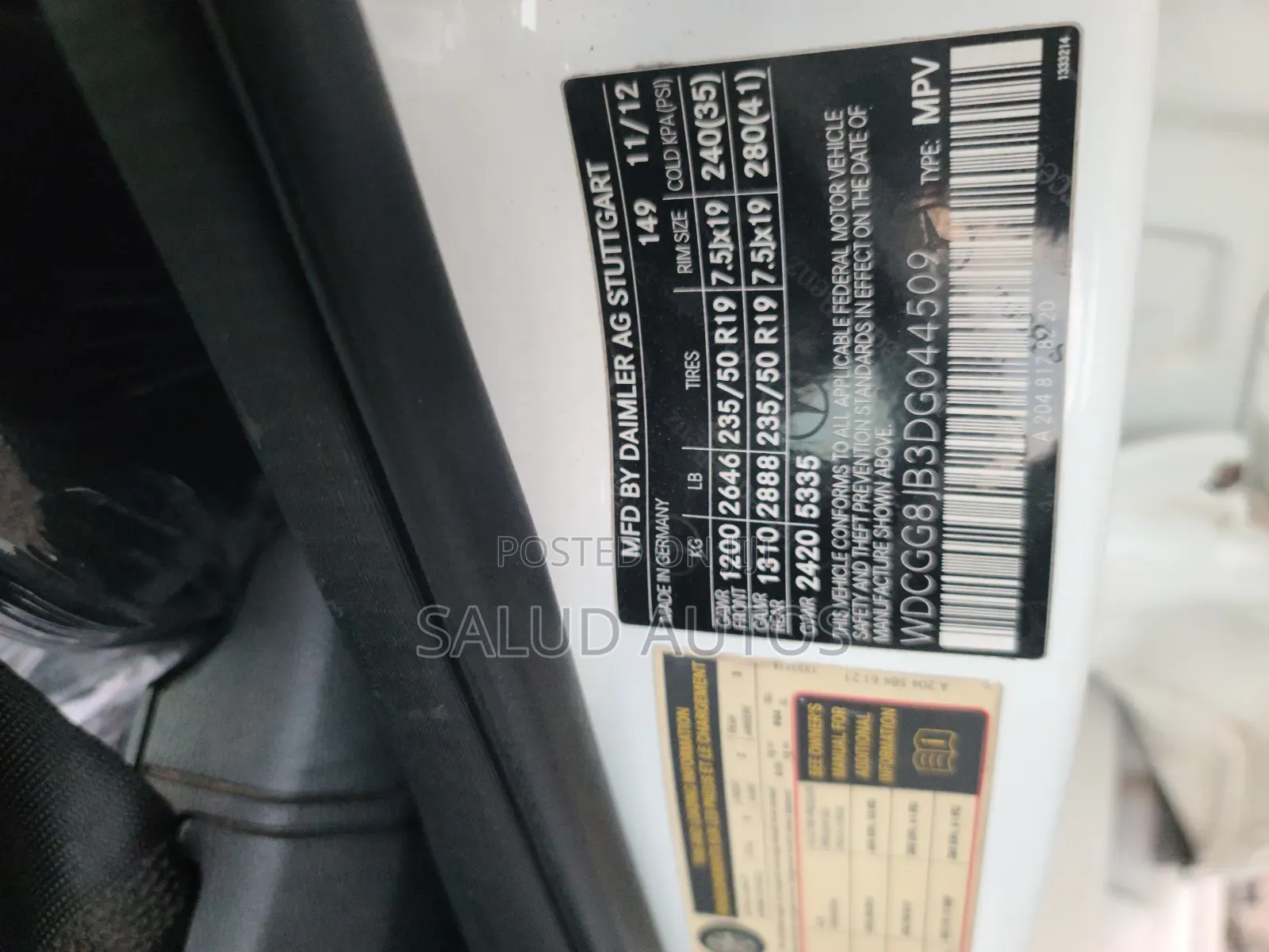 Mercedes-Benz GLK-Class 350 4MATIC 2013 White