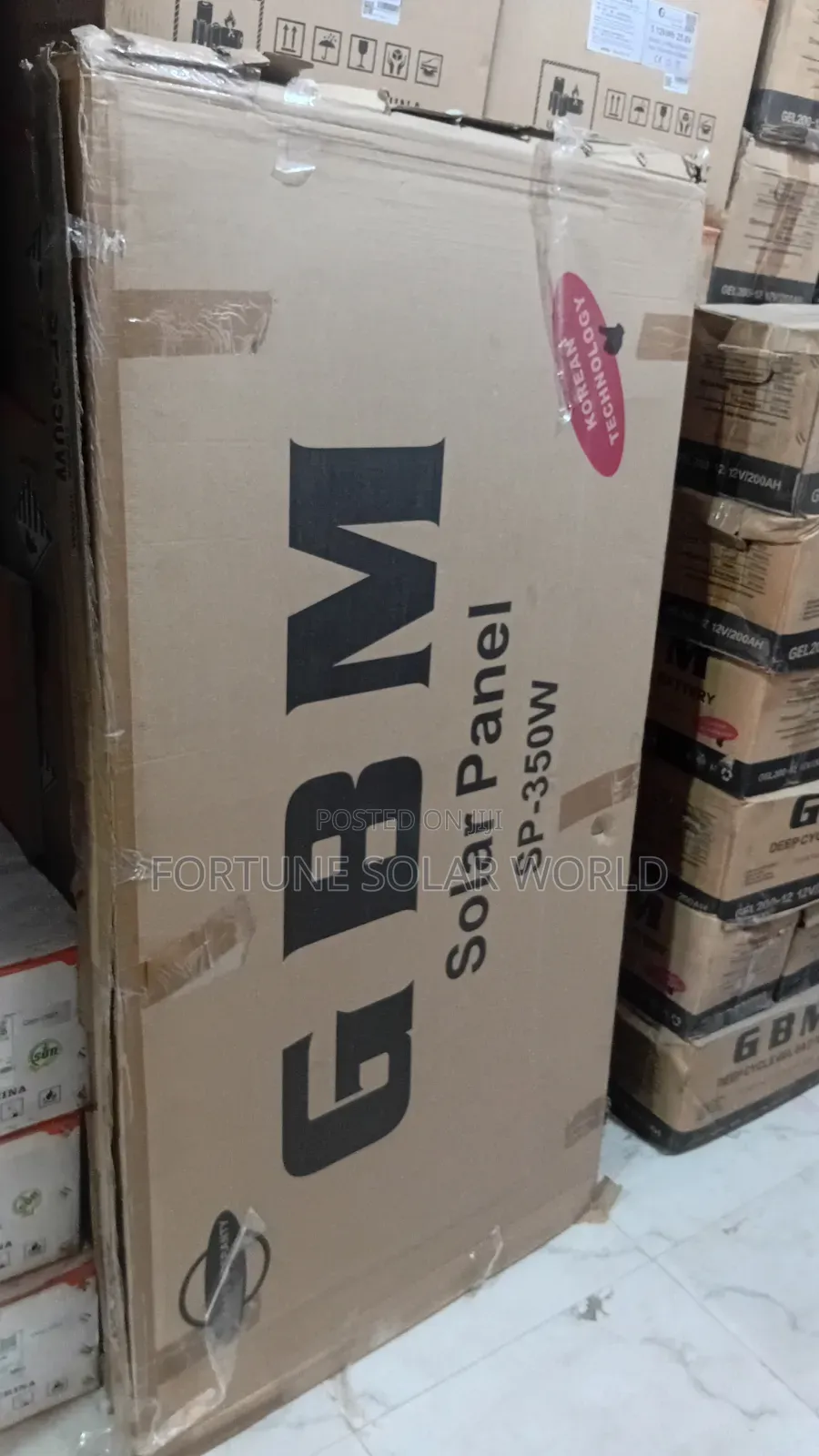 350watts 36volt GBM Solar Mono Panel