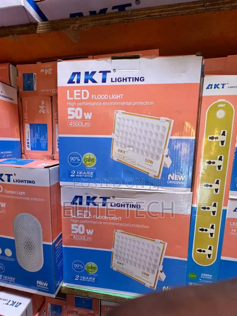 1. Original 50W AKT LED FloodLight –Bright Waterproof Security Light