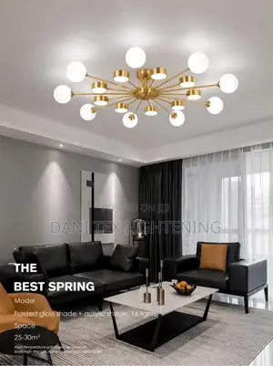 Household Living Room Chandelier Light 6/8/10/12 Lamps Heads Modern