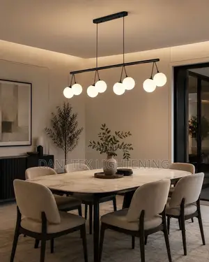 Modern Dinning Chandelier Size 1000mm by 8 Balls