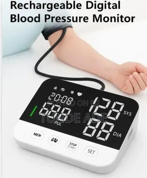 Rechargeable Digital Blood Pressure Monitor Device