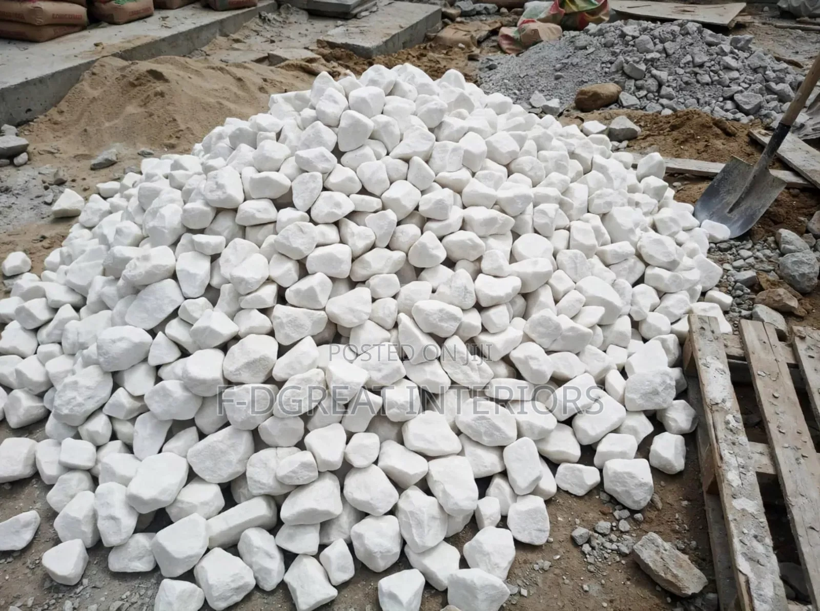 White Stone for Flower and Garden