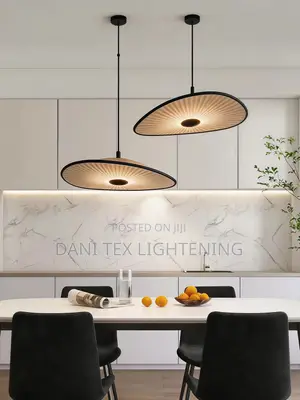 Mid-Century Minimalist Living Room Chandelier, Study Lamp, Wabi-Sabi